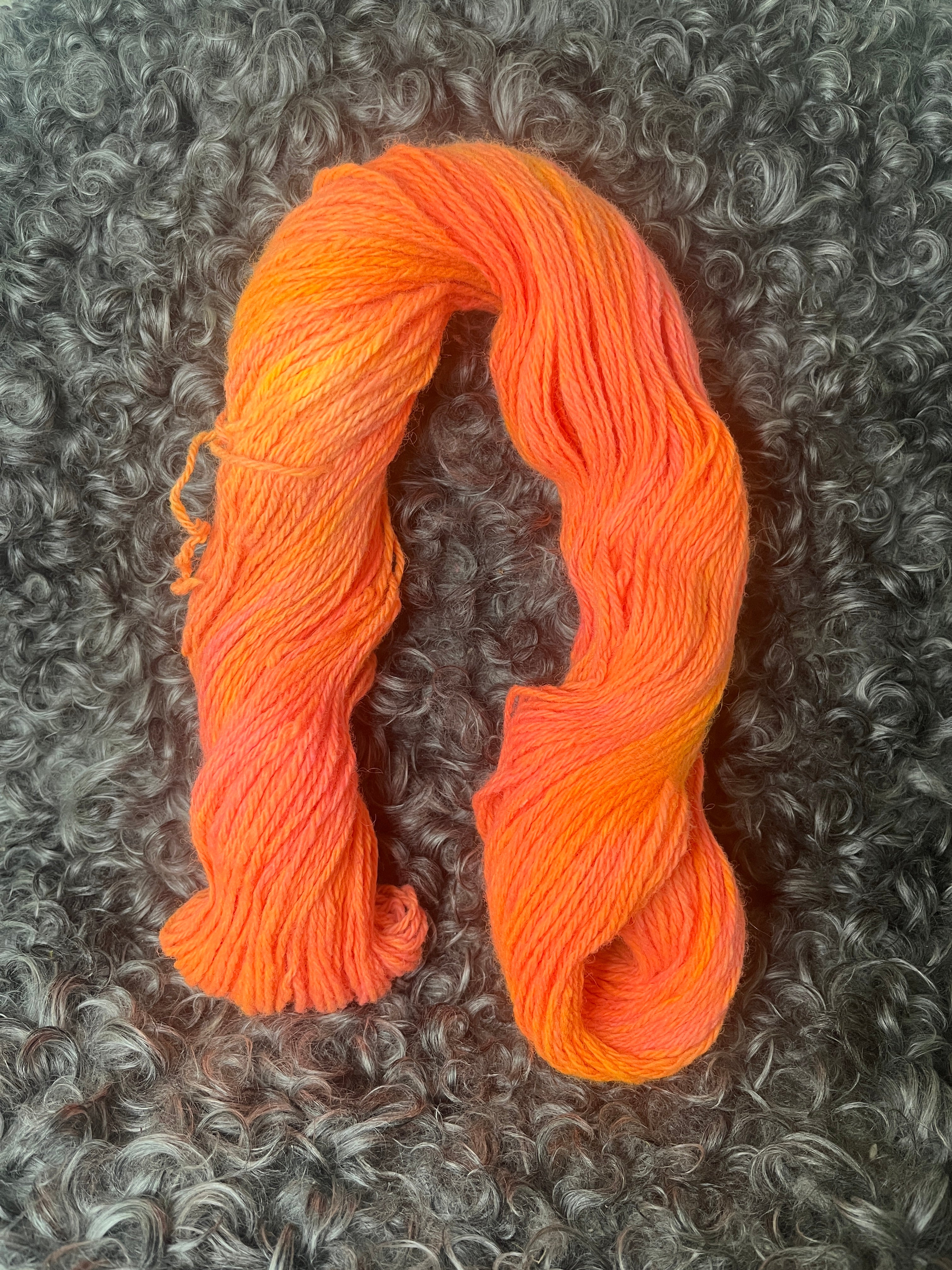 Svensk ull raggsocka - Peachy 2