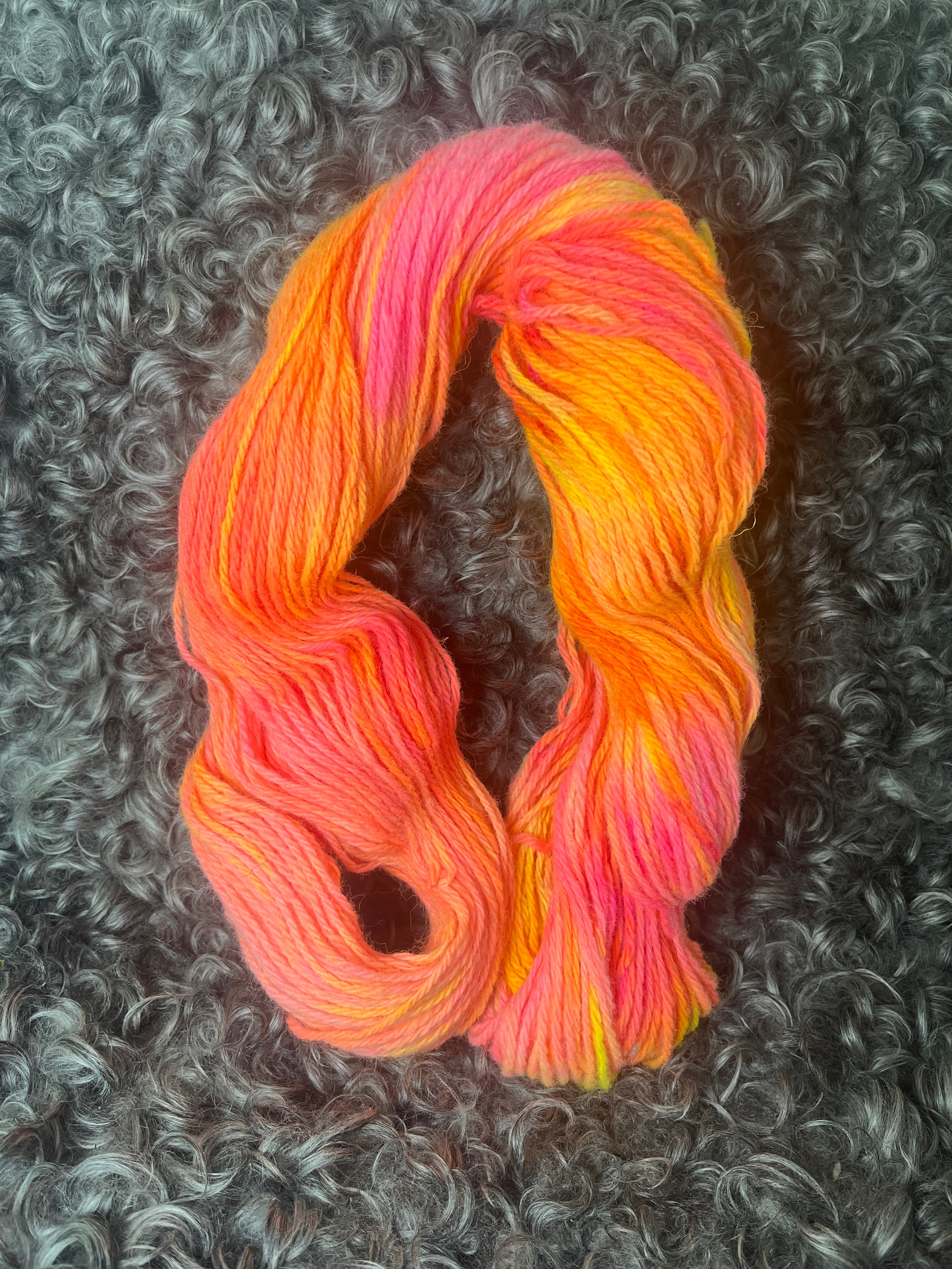 Svensk ull raggsocka - Peachy