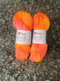 Svensk ull raggsocka - Peachy