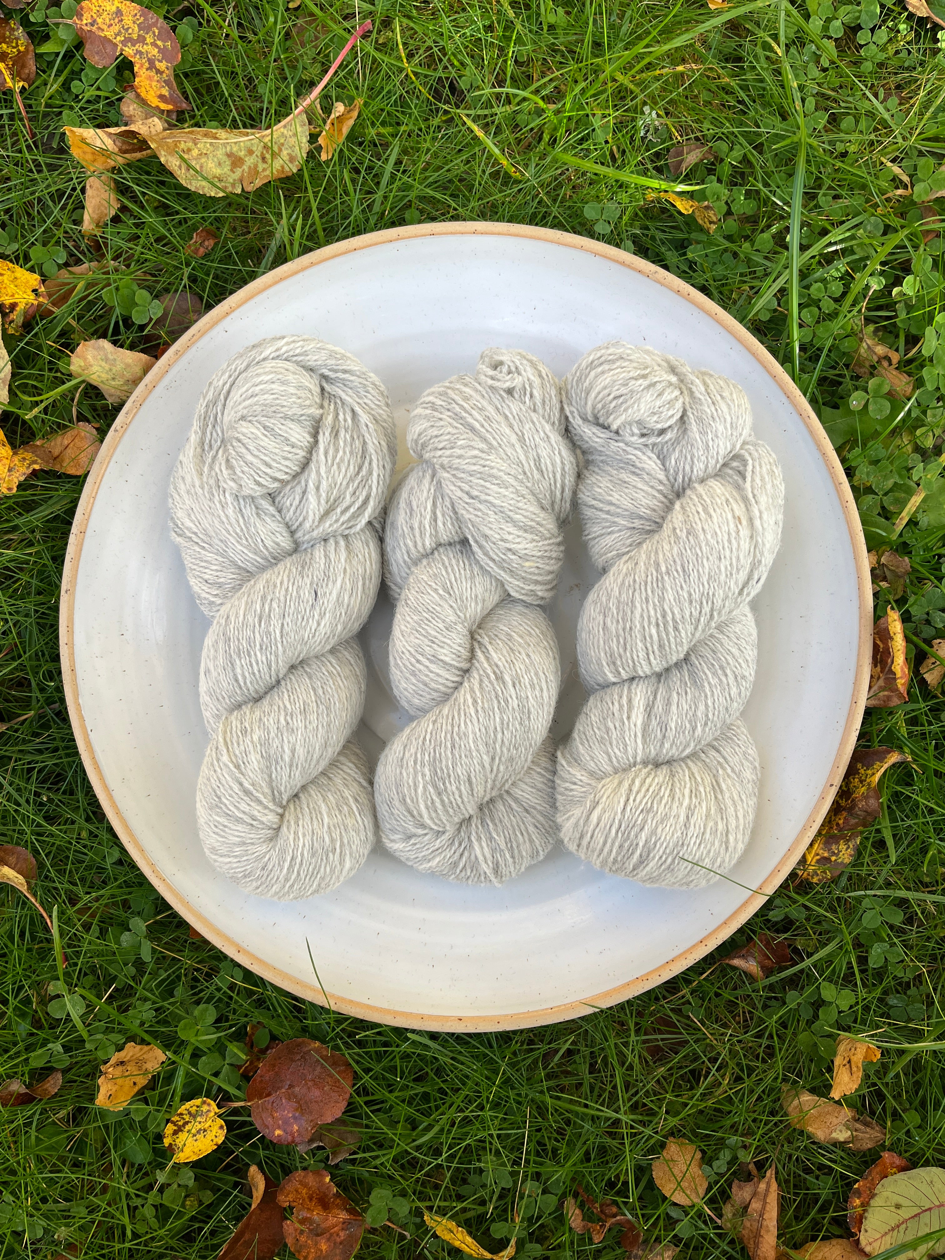 Svensk Ull - Ofärgad grå