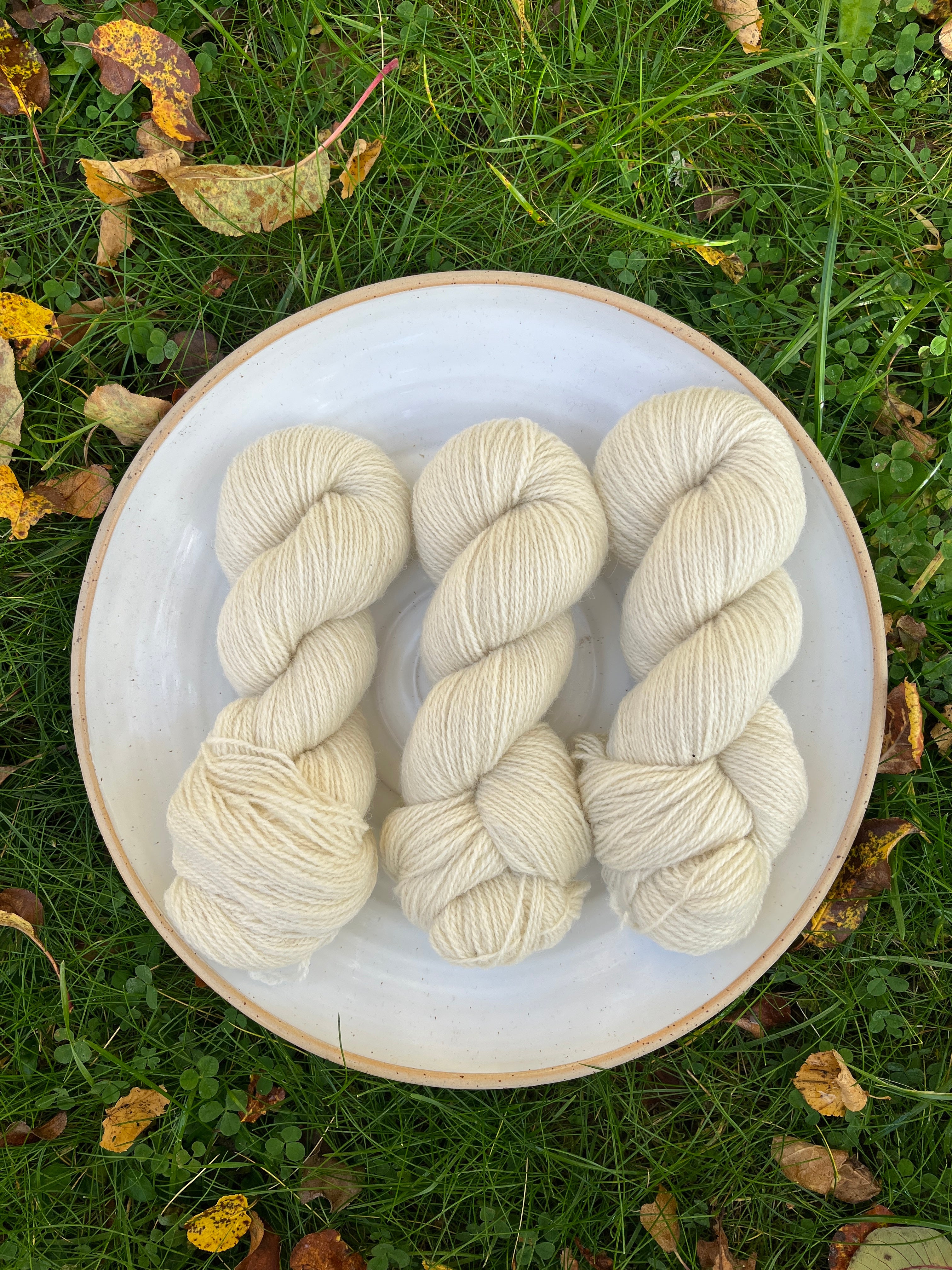 Svensk Ull - Ofärgad vit