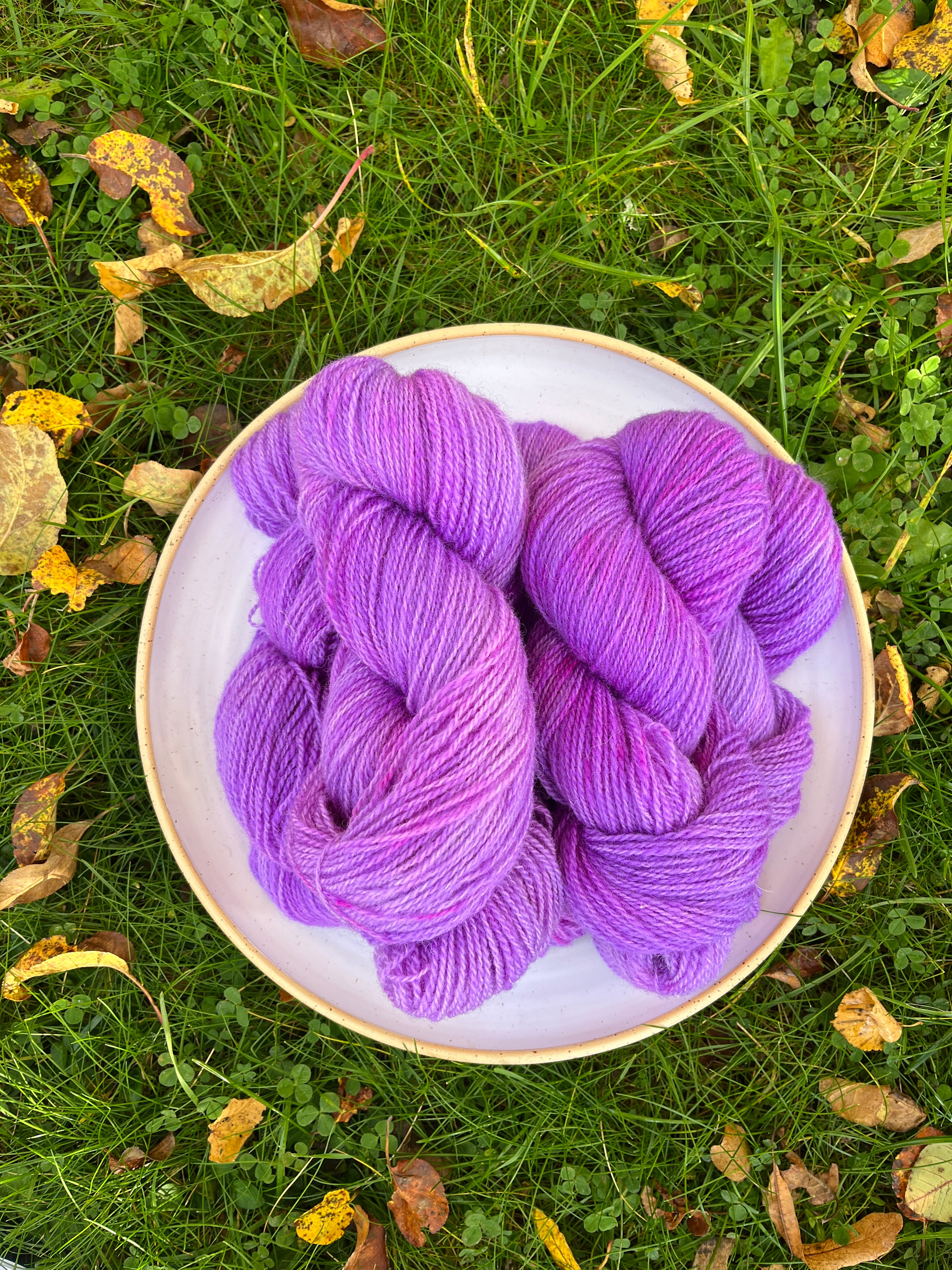 Svensk Ull - Lila och rosa