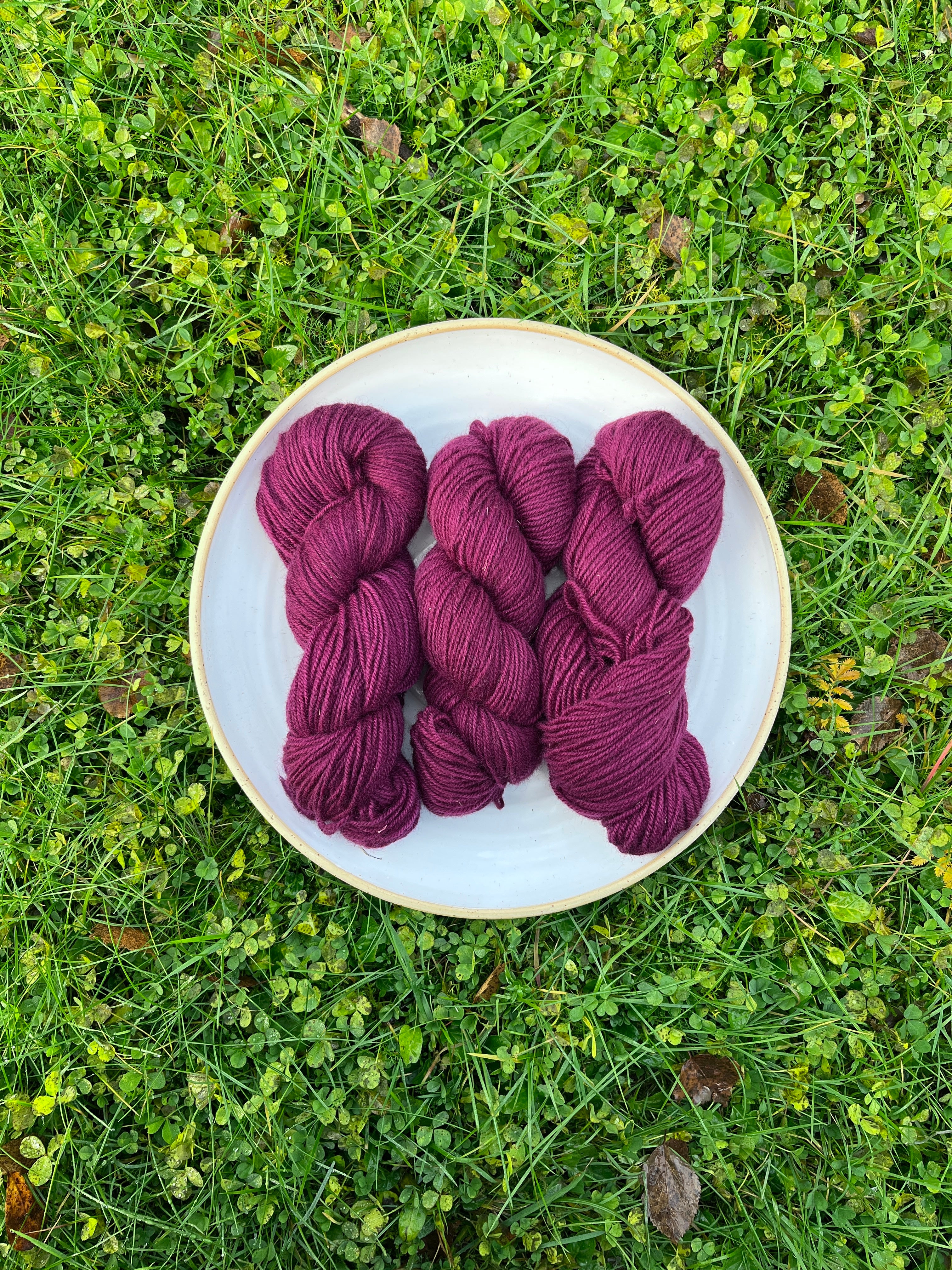 Finsk Ull - Johannas rödlila