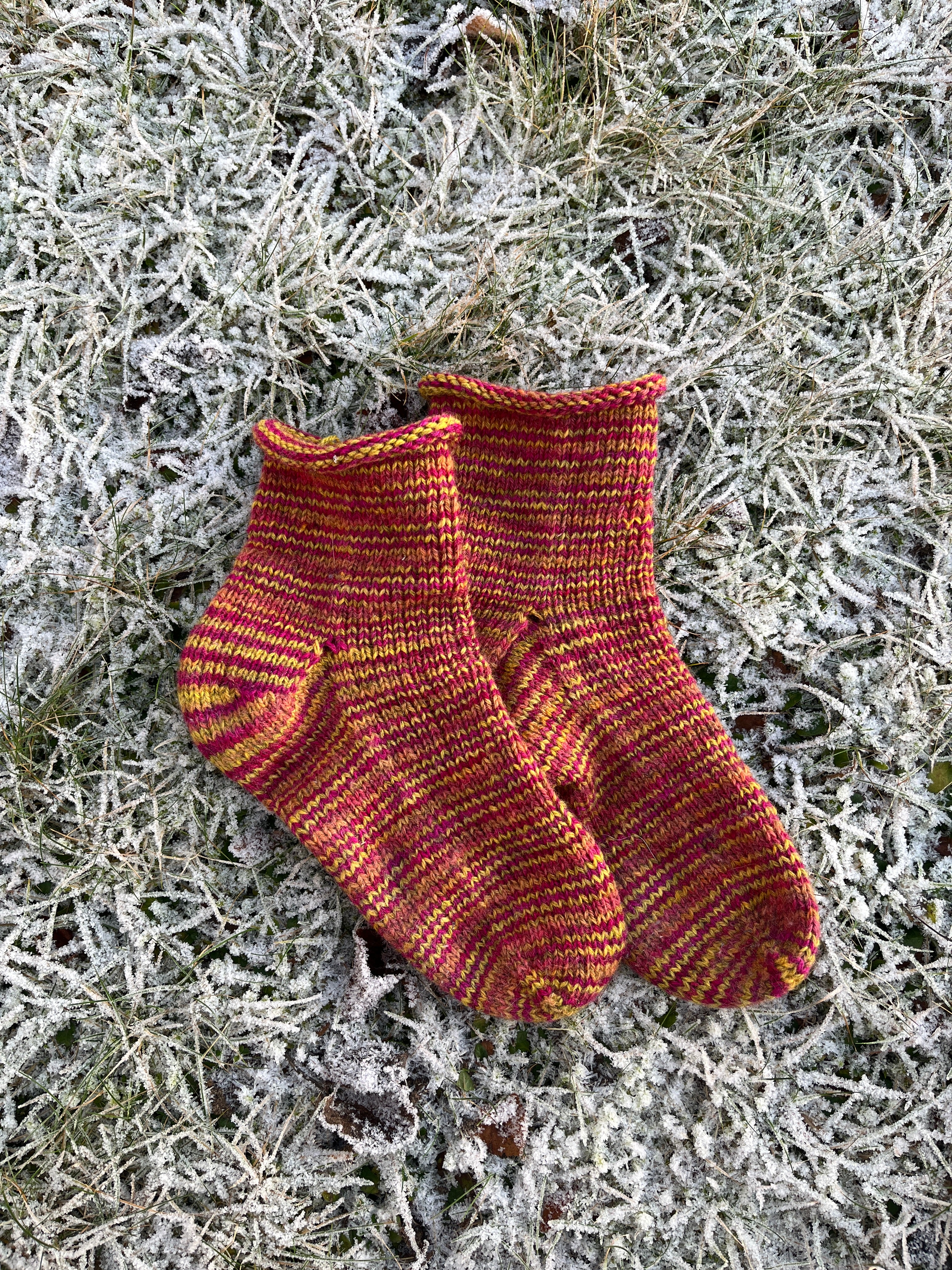 Svensk ull raggsocka - Solnedgång